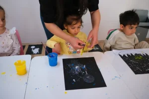 Ege Öz Yuvam Anaokulu, Kreş, Gündüz Bakımevi, Püskürtme Çalışması